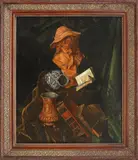Jan van Mierlo, Memento mori, 1895, ulei pe carton