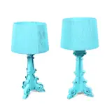 Kartell, Pereche de lămpi Bourgie, designer Ferruccio Laviani, provine din colecția Jean-Philippe Guilbert, policarbonat; vopsit ulterior