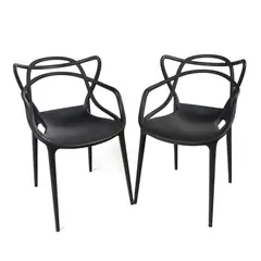 Kartell, "Masters Chairs" - pereche de scaune, design Philippe Starck, provine din colecția Jean-Philippe Guilbert, polipropilenă