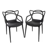 Kartell, "Masters Chairs" - pereche de scaune, design Philippe Starck, provine din colecția Jean-Philippe Guilbert, polipropilenă