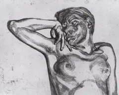 Lucian Freud, Model, serigrafie