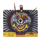 Eugen Craciun, Il Pittore Pagliacci (Pictorul clovn), 2000, lemn, pânză, pensule, ulei, colaj