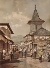 Carol Szathmari, Bărăția din Câmpulung, cromolitografie