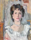Elena Vavilyna, Eleganță, ulei pe carton