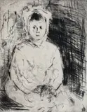 Nicolae Vermont, Portret de copil, acvaforte și gravură cu acul