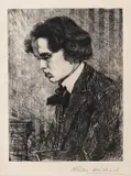 Ottilia Michail-Oteteleşanu, George Enescu, acvaforte și acvatintă
