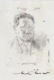 Nicolae Vermont, Autoportret, acvaforte și gravură cu acul