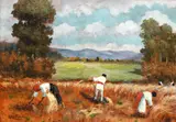 Cornel Raţiu, Strânsul fânului