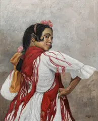 Ioan Bertolon, Frumoasa dansatoare, 1923, ulei pe pânză