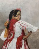 Ioan Bertolon, Frumoasa dansatoare, 1923, ulei pe pânză