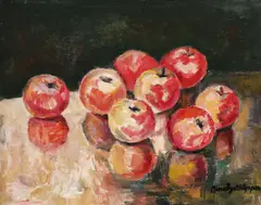 Mina Byck Wepper, Mere, ulei pe carton
