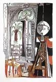 În atelierul artistului by Pablo Picasso, cromolitografie, sold Sep 2020