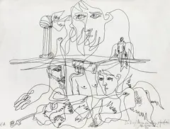 Mihu Vulcanescu, Ilustrație pentru un basm, litografie