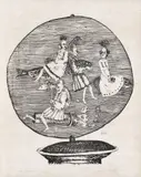 Ștefan Câlția, Personaje de circ, 1978, litografie