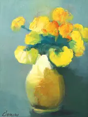 Crăițe by Corneliu Ionescu, ulei pe pfl, sold Sep 2020