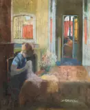 Nicolae Gropeanu, Femei în interior