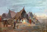 Jean Cheller, Nomazi, ulei pe carton