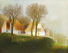 Virgil Mancaş, Primăvară, 1985, ulei pe pânză