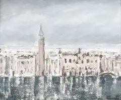Veneția by Dan Constantinescu, ulei pe pânză, sold Sep 2020
