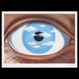 Oglindă falsă by René Magritte, cromolitografie, sold Jul 2020