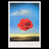 Trandafir meditativ by Salvador Dalí, cromolitografie, sold Jul 2020