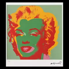 Marylin by Andy Warhol, cromolitografie, sold Jul 2020