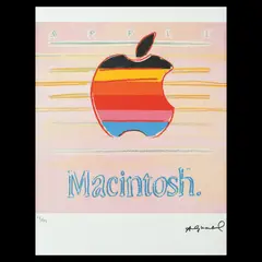 Apple by Andy Warhol, cromolitografie, sold Jul 2020