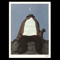 Terapeutul by René Magritte, cromolitografie, sold Jul 2020
