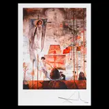 Descoperirea Americii de Christofor Columb by Salvador Dalí, cromolitografie, sold Jul 2020
