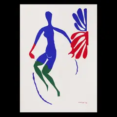 Nud albastru by Henri Matisse, cromolitografie, sold Jul 2020