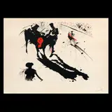 La coridă by Salvador Dalí, cromolitografie, sold Jul 2020