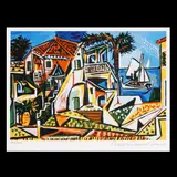 Peisaj mediteranean by Pablo Picasso, cromolitografie, sold Jul 2020