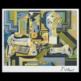 Interior de atelier cu cap de ipsos by Pablo Picasso, cromolitografie, sold Jul 2020