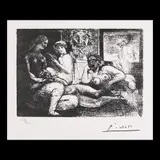 Muzele sculptorului by Pablo Picasso, litografie, sold Jul 2020