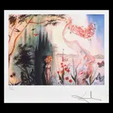 Muza by Salvador Dalí, cromolitografie, sold Jul 2020