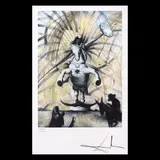 Războinic by Salvador Dalí, cromolitografie, sold Jul 2020