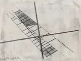 László Moholy-Nagy, Konstruction, acvaforte și gravură cu acul, neînrămată