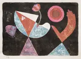 Victor Brauner, Le Fianceé Heliotropique, 1955, cromolitografie