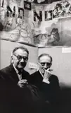 Pablo Volta, Fotografie ilustrându-i pe Marcel Duchamp și Man Ray, cca. 1950-1960, gelatin silver print