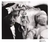 Luc Fournol, Salvador Dalí în atelier, cca. 1950, gelatin silver print, neînrămată