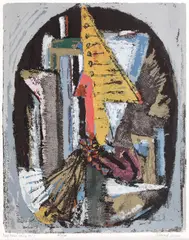 Euphorie Dada by Marcel Janco, serigrafie, sold Jun 2020
