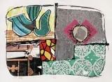 Marcel Janco, Vision collage, cromolitografie și foiță de aluminiu