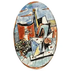 Marcel Janco, Citadină, 1921, acurarelă, creion și tuș pe hârtie