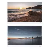 Arata Ishiki, Lot format din două fotografii ilustrând răsăritul, C-print, neînrămate