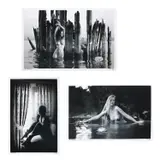 Iza Tudor, Lot format din trei fotografii ilustrând nuduri feminine, 2015, gelatin silver print, neînrămate