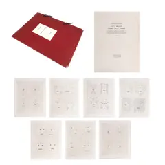 Victor Brauner, Codex d'un Visage, Le Point Cardinal, exemplarul 30/60, mapă cu 7 gravuri, semnate în creion, 1962, acvaforte și acvatintă