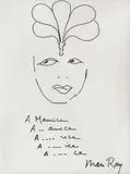 Man Ray, Maurice, tuș pe hârtie