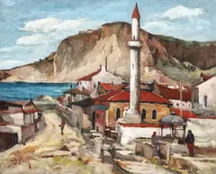 Jean Cheller, Balcic, ulei pe pânză