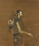 Vânătorul by Sorin Ilfoveanu, 1986, ulei pe pânză, sold Jun 2020