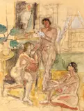 Theodor Pallady, Nuduri cu ficus (Studiu pentru "Lectura")